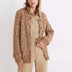 madewell winstead space dyed cardigan